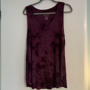 American Eagle Soft & Sexy Tank size XL purple tie dye